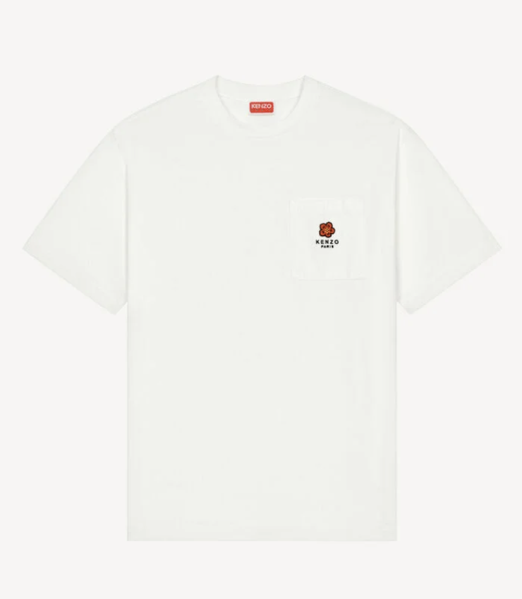 Kenzo Boke Flower Crest on Pocket T-Shirt 